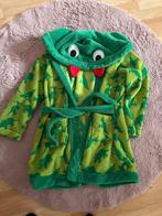 Badjas 110/116 dinosaurussen groen, Jongen of Meisje, Ophalen of Verzenden, Zo goed als nieuw, Nacht- of Onderkleding