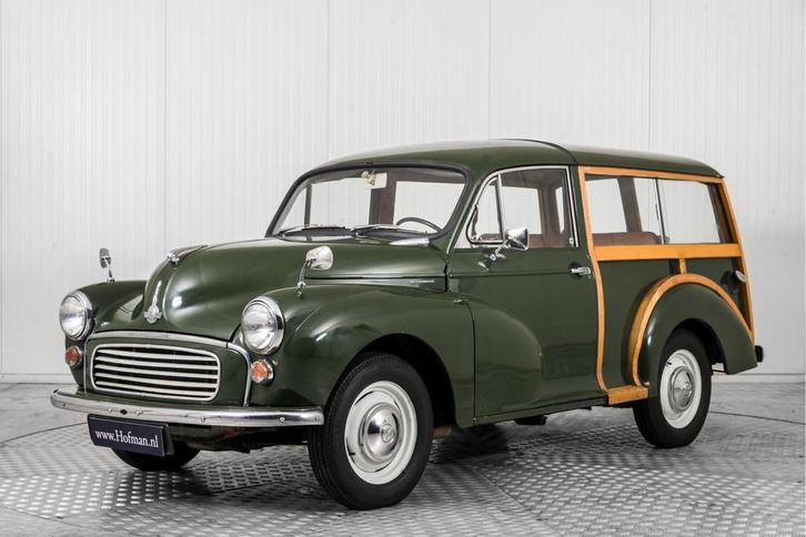 Morris Minor Traveller (bj 1971), Auto's, Overige Auto's, Bedrijf, Te koop, Lederen bekleding, Benzine, Stationwagon, Handgeschakeld