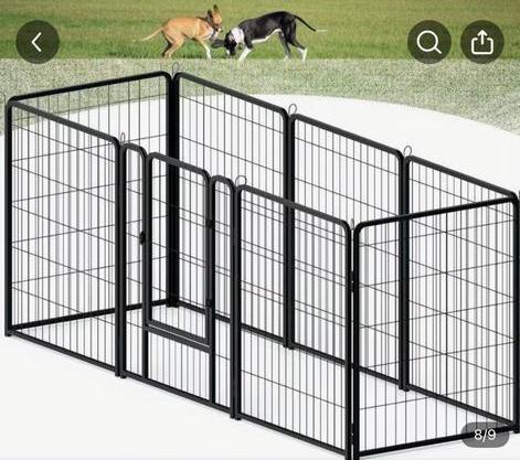 Puppyren Nieuw zwart 80 cm, Dieren en Toebehoren, Hondenhokken, Nieuw, Minder dan 65 cm, 110 cm of meer, Verzenden