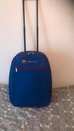 Handbagage koffer merk FCB Barcelona kleur blauw, Sieraden, Tassen en Uiterlijk, Koffers, 50 tot 60 cm, Hard kunststof, Ophalen of Verzenden