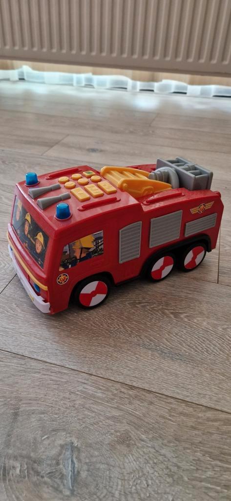 Brandweerman Sam Super Tech Jupiter (28cm), Kinderen en Baby's, Speelgoed | Speelgoedvoertuigen, Zo goed als nieuw, Ophalen of Verzenden
