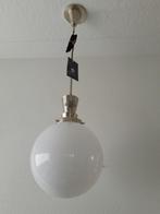 Gispen hanglamp snoer ball 30 cm glas nieuw schoollamp, Glas, Ophalen of Verzenden