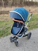Complete Joolz Geo2 Kinderwagen - Blauw/Parrot Blue, Kinderen en Baby's, Kinderwagens en Combinaties, Gebruikt, Verstelbare duwstang
