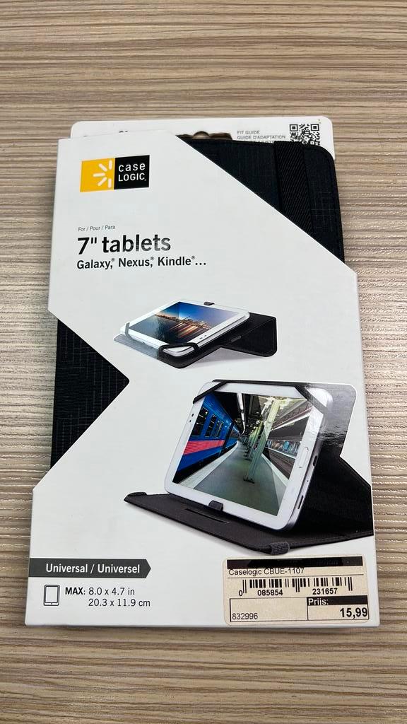 Case Logic Surefit (NIEUW), Computers en Software, Tablet-hoezen, Nieuw, Bescherming voor- en achterkant, 7 inch of minder, Ophalen of Verzenden