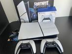 PlayStation 5 Slim Digital + 2 controllers,1,5 jaar garantie, Ophalen, Zo goed als nieuw, Playstation 5 Digital