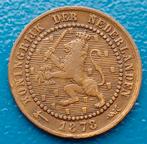 1 cent 1878 - Willem III b, Postzegels en Munten, Munten | Nederland, Verzenden, Koning Willem III, 1 cent, Losse munt