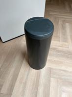 Brabantia prullenbak zwart 30 liter, Ophalen, Zo goed als nieuw, Metaal, 50 tot 75 cm