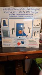 Opvouwbare fotostudio met 2 lampen., Audio, Tv en Foto, Fotografie | Fotostudio en Toebehoren, Ophalen of Verzenden