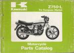 Kawasaki Z750 L European Market Parts List (1871z), Motoren, Handleidingen en Instructieboekjes, Ophalen of Verzenden, Kawasaki