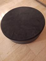 Wood poef zwart 80cm, Huis en Inrichting, Ophalen, Rond, 75 tot 100 cm, Zo goed als nieuw