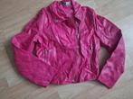 bijna nieuwe imitatie leer jas, maat 140, Ophalen of Verzenden, Zo goed als nieuw, Meisje, Jas
