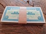 Bundel 50x 1 schilling geallieerd geld WO2, Ophalen of Verzenden, Overige soorten, Nederland