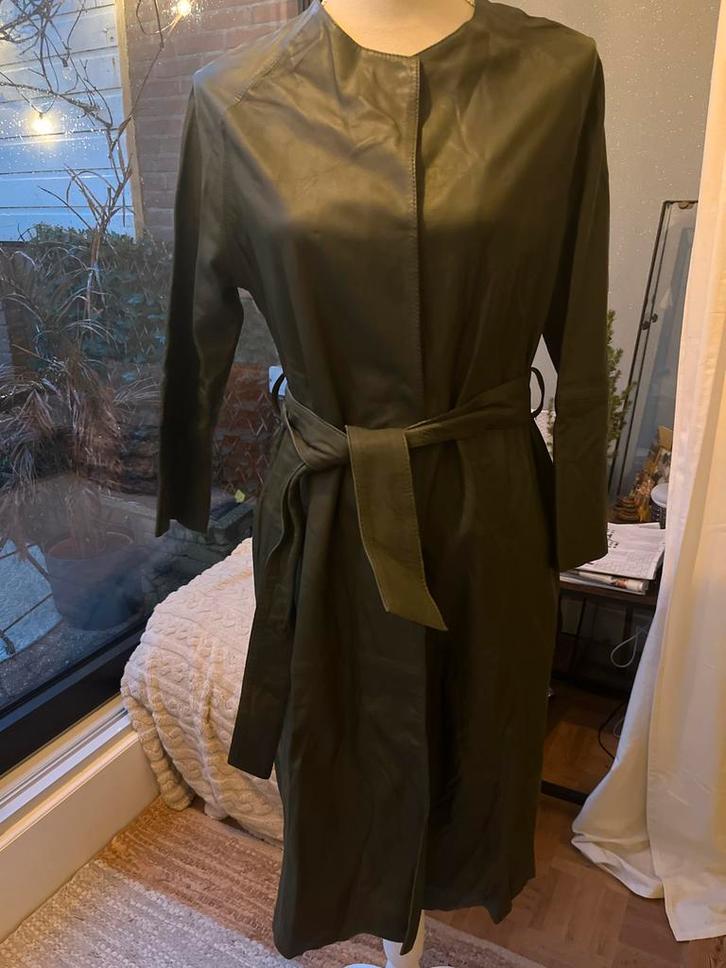 Ibana Groene Jurk - Maat 36, Kleding | Dames, Jurken, Gedragen, Maat 38/40 (M), Groen, Onder de knie, Ophalen of Verzenden