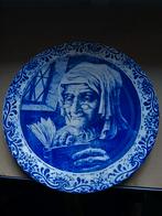 Boch Frêres La Louviere delfts blauw bord, Antiek en Kunst, Ophalen of Verzenden