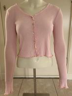 H&M roze top mt 34, Ophalen of Verzenden, Zo goed als nieuw, Roze, Zonder mouw