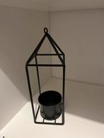 Stijlvolle zwarte bloempot huis houder, Ophalen of Verzenden, Nieuw