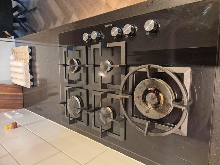 5 pits Siemens inbouw kookplaat, Huis en Inrichting, Keuken | Keukenelementen, Gebruikt, Minder dan 100 cm, 50 tot 100 cm, Ophalen of Verzenden