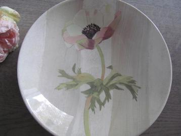 Gien Anemones France Salade Bord / Schaal beschikbaar voor biedingen