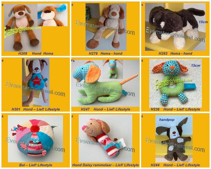 Hond Hondje knuffel / rammelaar / bal Daisy Lief! Lifestyle, Kinderen en Baby's, Speelgoed | Knuffels en Pluche, Zo goed als nieuw