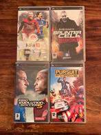 Sony PSP Games: FIFA 10, Splinter Cell, PES 5, Pursuit Force, Spelcomputers en Games, Gebruikt, Overige genres, 1 speler, Ophalen of Verzenden