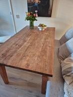 Oude, Franse, boeren eettafel, Huis en Inrichting, Gebruikt, Minder dan 50 cm, Rechthoekig, 50 tot 100 cm