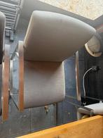 Stoelen met rvs poot, Huis en Inrichting, Stoelen, Gebruikt, Overige kleuren, Ophalen of Verzenden, Stof