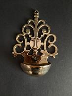 Wijwater bakje van messing als nieuw gepolijst, Ophalen of Verzenden