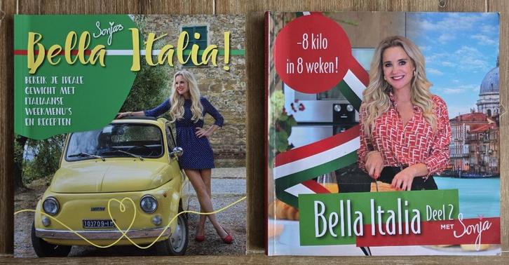 2 x Bella Italia - Sonja Bakker - Bereik je ideale gewicht, Boeken, Gezondheid, Dieet en Voeding, Zo goed als nieuw, Dieet en Voeding