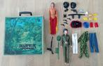 Vintage Super John KO Action Man koffer + accessoires, Ophalen of Verzenden, Gebruikt