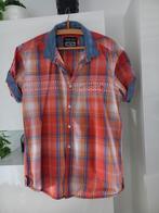 Leuke blouse met korte mouwen maat M koopje nu, Kleding | Heren, Overhemden, Angelo Litrico, Oranje, Zo goed als nieuw, Halswijdte 39/40 (M)