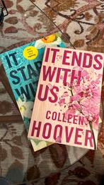 Colleen Hoover set - it starts with us & it ends with us, Ophalen of Verzenden, Zo goed als nieuw, Nederland
