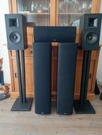 complete set 5 Klipsch professionele kwaliteit speakers, Gebruikt, 60 tot 120 watt, Complete surroundset, Ophalen