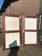 |houten dubbele deuren| 203,5 X 224,5 |, Ophalen, Gebruikt, 120 cm of meer, Overige typen