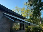 Handbediende zonneluifel/uitvalscherm, cremekleurig, Tuin en Terras, Ophalen, Gebruikt, 150 tot 300 cm, 250 cm tot 450 cm