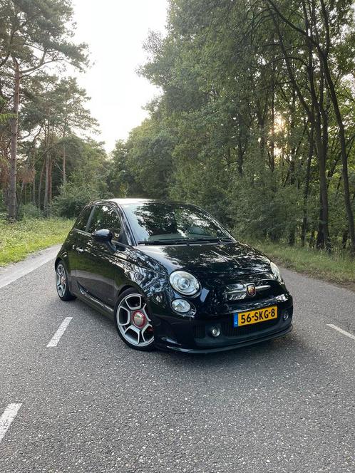 Fiat 500 1.4 T-jet Abarth, Auto's, Fiat, Particulier, Benzine, E, Hatchback, Handgeschakeld, Origineel Nederlands, Zwart, Voorwielaandrijving