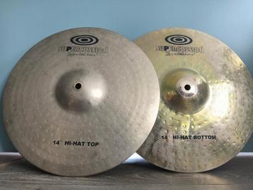 Supercussion 14" Hi-Hat Bekkenset beschikbaar voor biedingen