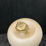 14 karaat gouden ring zegelring nieuw, Ophalen of Verzenden, Nieuw, Goud