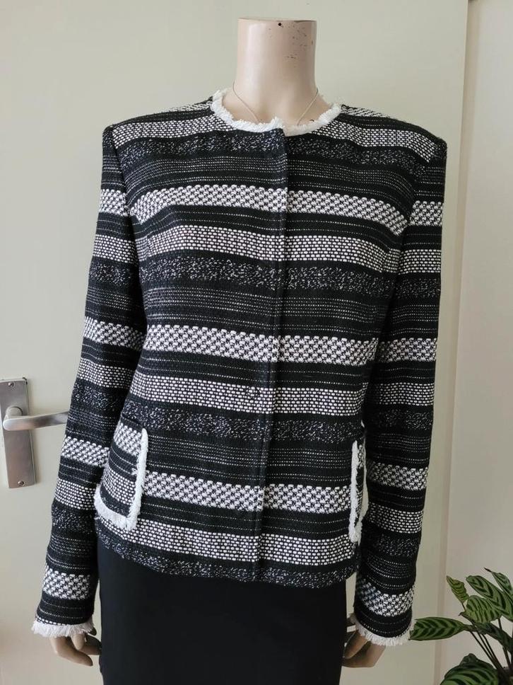 Airfield vest maat 42/44 zwart/wit, Kleding | Dames, Truien en Vesten, Zo goed als nieuw, Maat 46/48 (XL) of groter, Overige kleuren