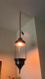 Tinnen hanglamp, Huis en Inrichting, Lampen | Hanglampen, Ophalen of Verzenden, Gebruikt, Minder dan 50 cm