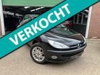 Peugeot 206 1.4 Gentry|AUTOMAAT/KM 76995 /AIRCO, Zwart, Bedrijf, Elektrische ramen, 39 €/maand