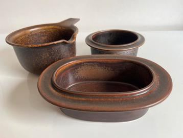 Set 3 Vintage Arabia Ruska Schalen Ulla Procopé  70’s beschikbaar voor biedingen