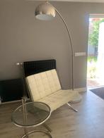 Mooie set. Stoel, bijzettafel en booglamp, Ophalen, Gebruikt