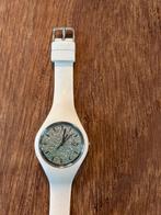Ice Watch - Wit - Met Strass, Sieraden, Tassen en Uiterlijk, Horloges | Dames, Kunststof, Polshorloge, Swatch, Ophalen of Verzenden