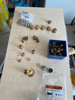 Diverse loodgietersmaterialen knel- koper/ messing, Overige materialen, Bochten, Gebruikt, Minder dan 2 meter