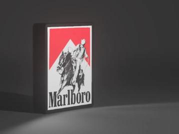 Marlboro Lichtbak Reclame - Incl. Verlichting! beschikbaar voor biedingen