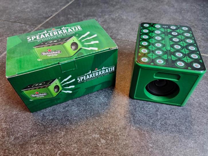 Heineken speakerkratje, Verzamelen, Biermerken, Zo goed als nieuw, Overige typen, Heineken, Ophalen of Verzenden