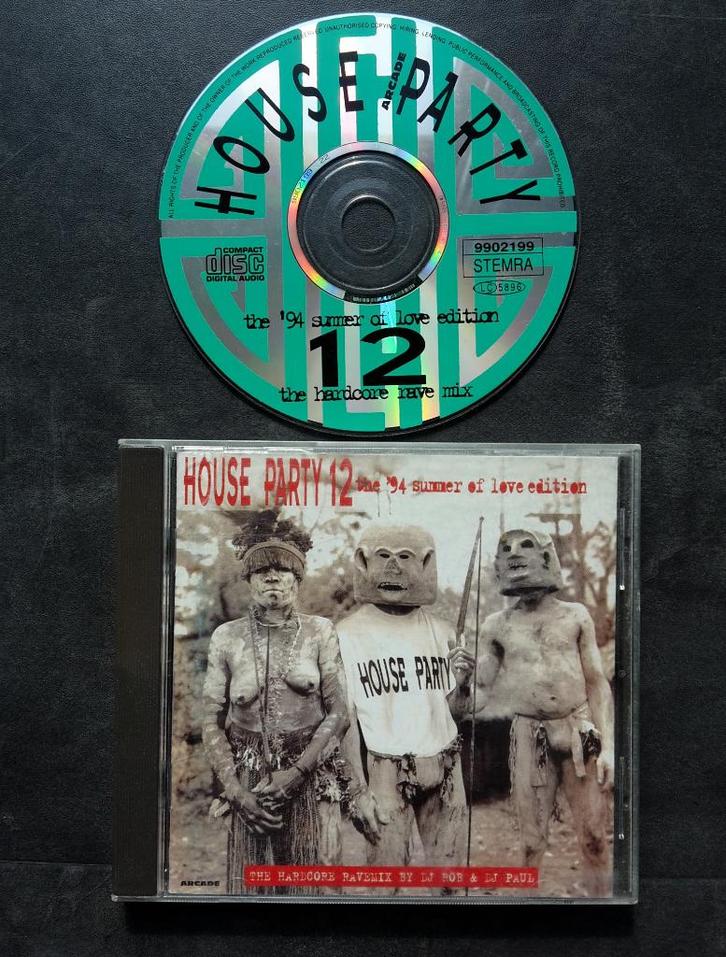 CD - House Party 12 - Oldschool 1994 Hardcore Thunderdome, Cd's en Dvd's, Cd's | Dance en House, Zo goed als nieuw, Overige genres