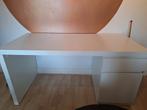 malm ikea bureau wit, Huis en Inrichting, Bureaus, Ophalen, Gebruikt