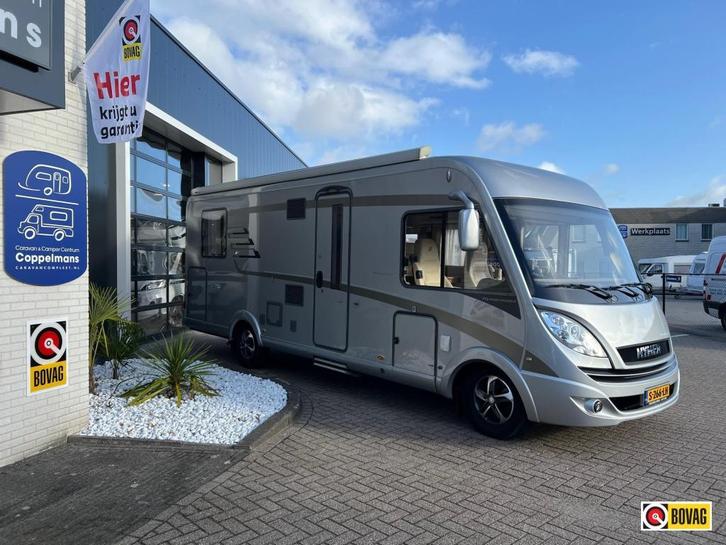 Hymer B708 Premium Line queensbed, automaat, nieuwstaat, Caravans en Kamperen, Campers, Bedrijf, tot en met 4, Integraal, Hymer