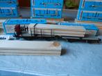 Märklin 4684 en 4697, set draaischemelwagons met houtlading, Wisselstroom, Treinset, Nieuw, Ophalen of Verzenden